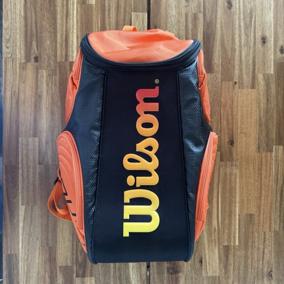 Wilson Burn Molded Large Backpack Tennis Racket Racquet Sports Bag Gym Sporty